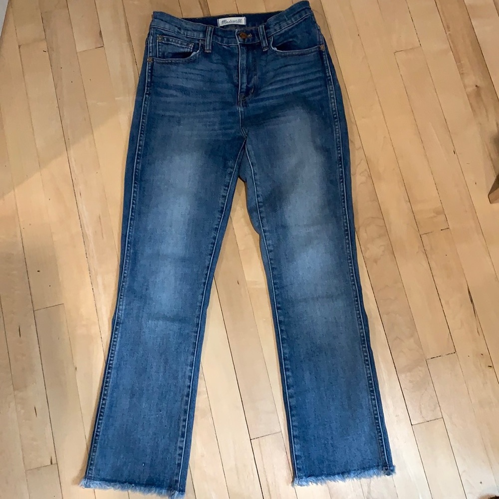 MADEWELL Cali Demi-Boot Jeans in Essex Wash